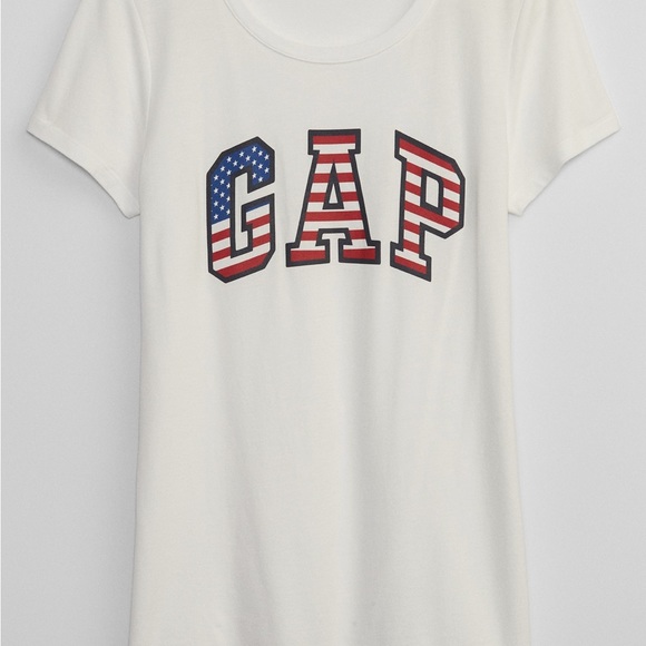 NWT GAP Favorite Graphic T-Shirt COLOR USA LOGO SIZE LARGE - Picture 2 of 6